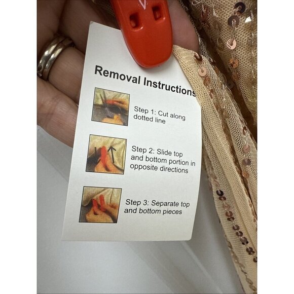 Mac Duggal Size 22 Gold 10700 Deep V-Neck Sequin Gown Maxi Prom Formal dress New - Picture 12 of 14